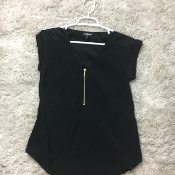 Express black zipper shirt - Picture 2 of 2